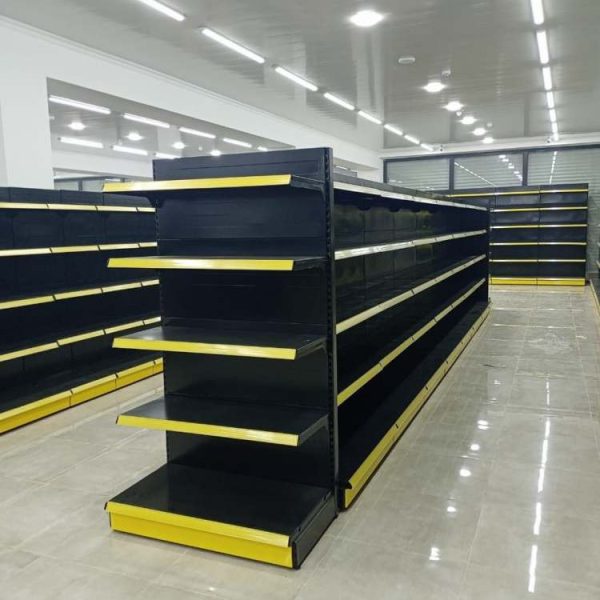 أرفف عرض منتجات خشب