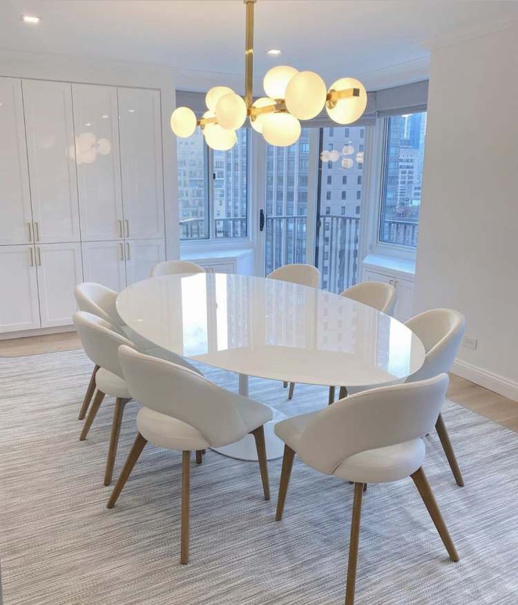 غرف سفرة بيضاء1