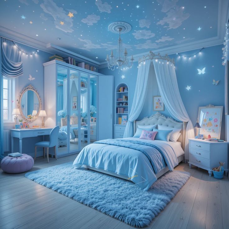 غرف نوم أطفال لون بني3