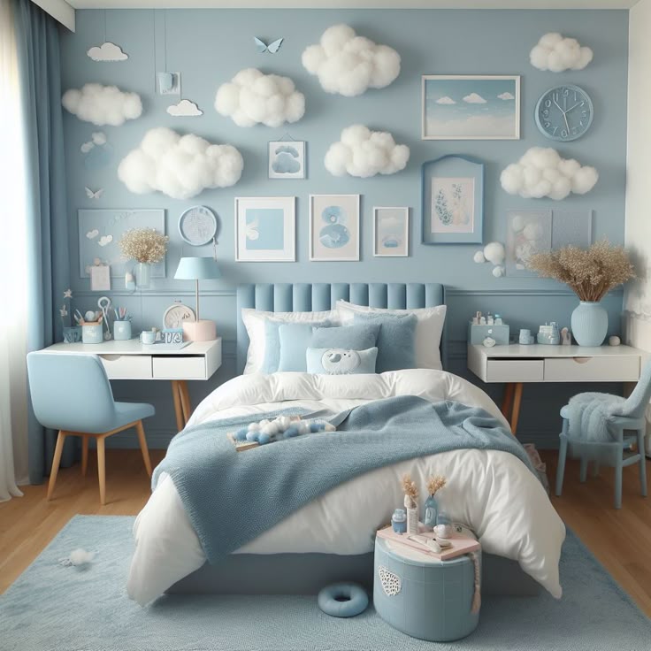 غرف نوم أطفال لون بني5