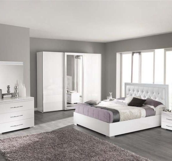 غرف نوم ابيض