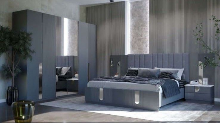 غرف نوم رمادي6 غرف نوم رمادي